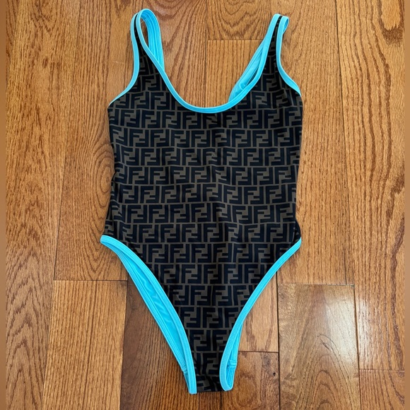 Fendi Other - Fendi Neoclassic Tobacco One-Piece Bathing Suit. IT size 46/U.S. 10. NWT.